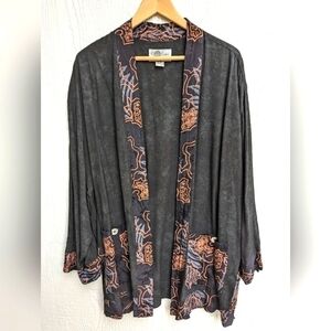 Kupa Kupa by Panama Boutique Boho Open Cardigan with Pockets Women's One Size